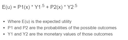 expected utility formula