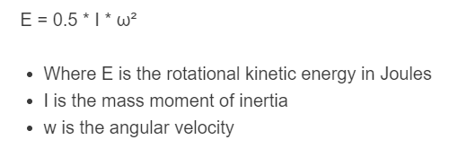 rotational kinetic energy formula