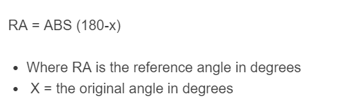 reference angle formula