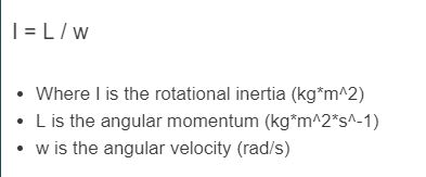 rotational inertia calculator
