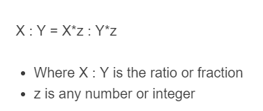 equivalent ratio formula