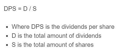 dividend per share formula