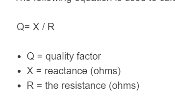 q factor formula