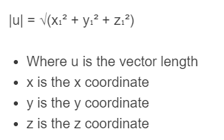 vector length formula