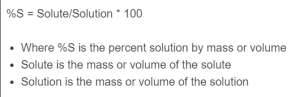 Percent Solution Calculator - Calculator Academy