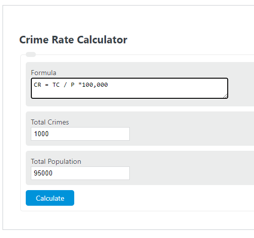 crime rate calculator