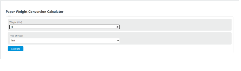 Paper Weight Conversion Calculator - Calculator Academy