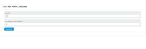 Cent Per Point Example Cost Per Point Calculator - Calculator Academy