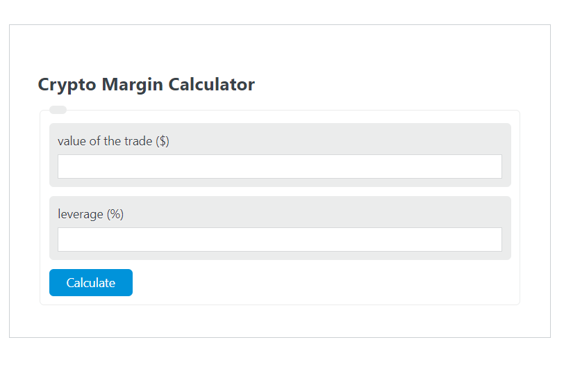 crypto margin calculator