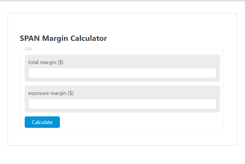 span margin calculator