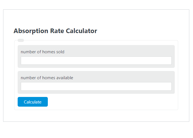 absorption rate calculator