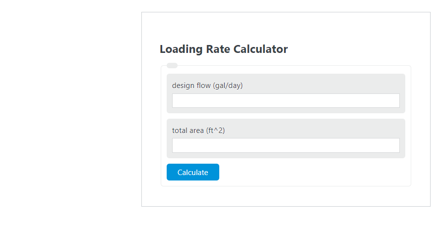 loading rate calculator