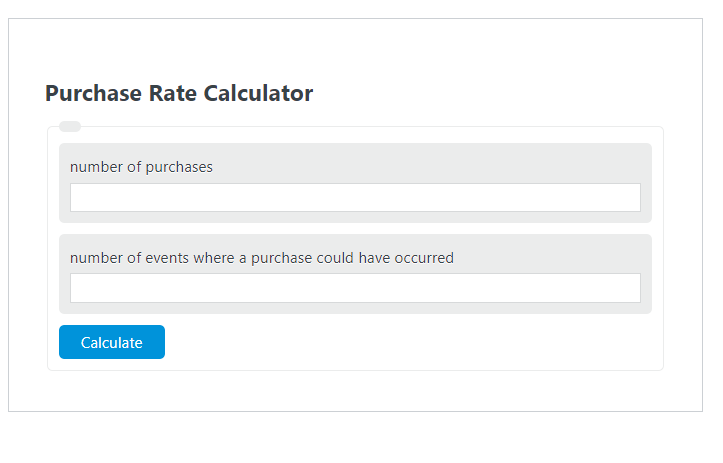 purchase rate calculator