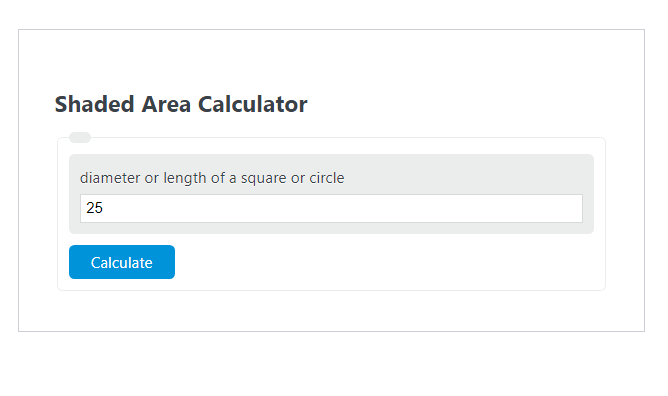 shaded area calculator