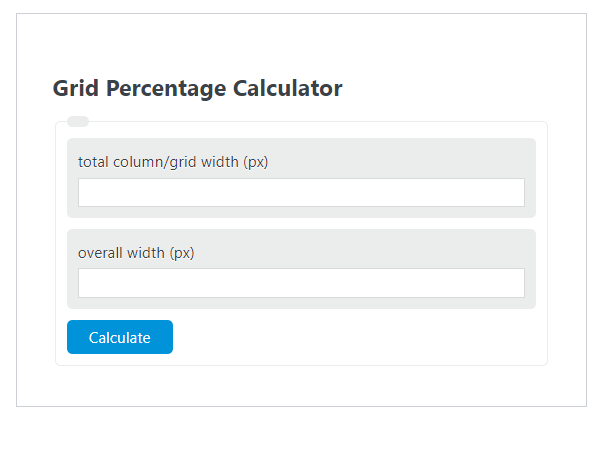 grid percentage calculator