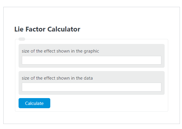 lie factor calculator