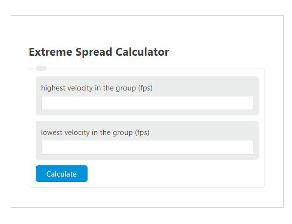 extreme spread calculator