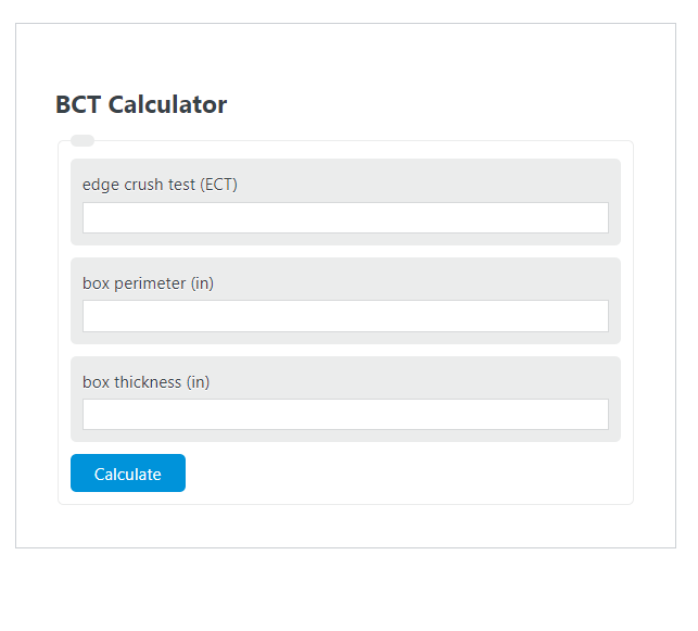bct calculator