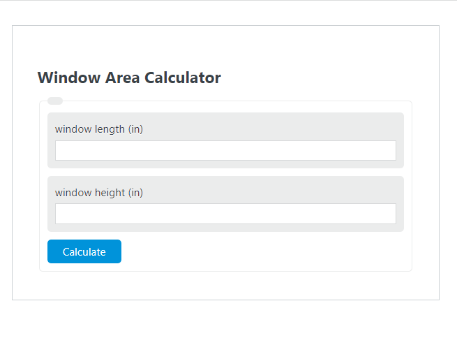 window area calculator