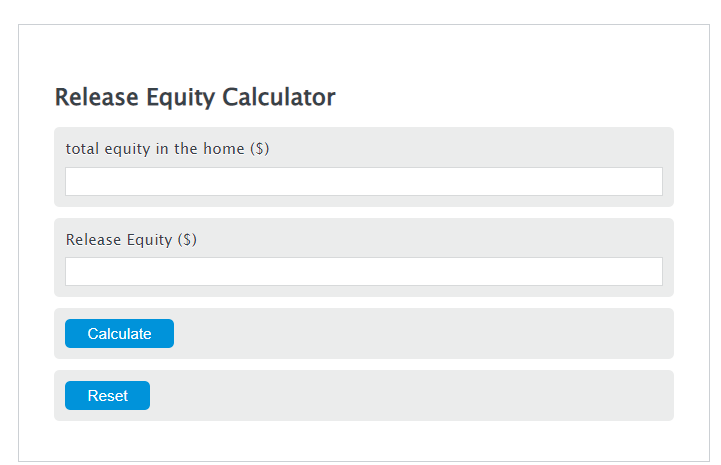 release equity calculator