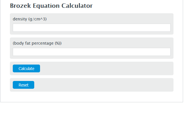 brozek equation calculator