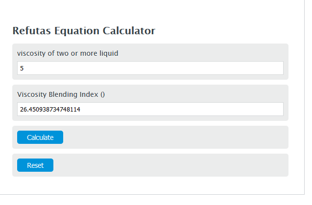 refutas equation calculator