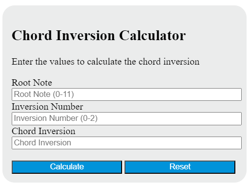 chord inversion calculator