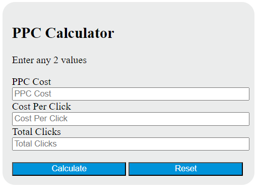 ppc calculator