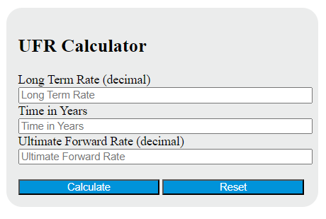 ultimate forward rate calculator