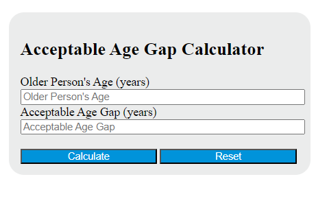 acceptable age gap calculator