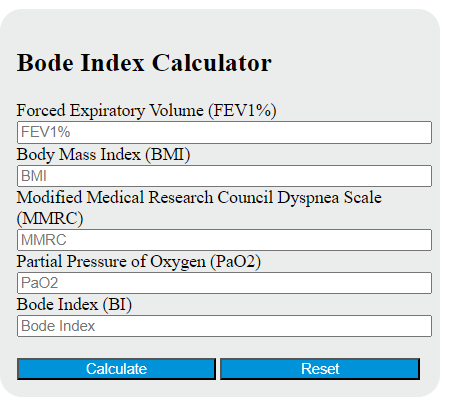 bode index calculator