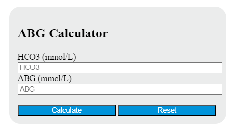 abg calculator
