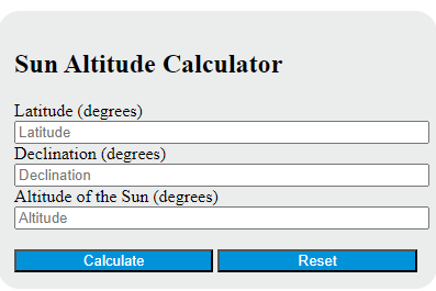 sun altitude calculator