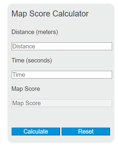 map score calculator