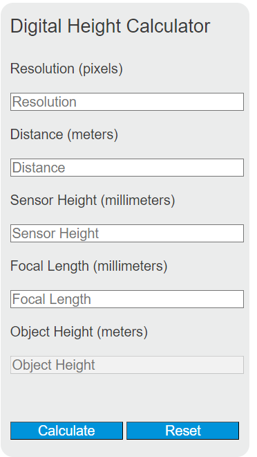 digital height calculator