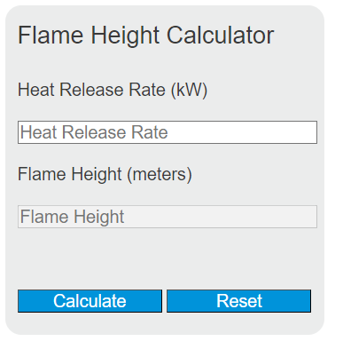 flame height calculator