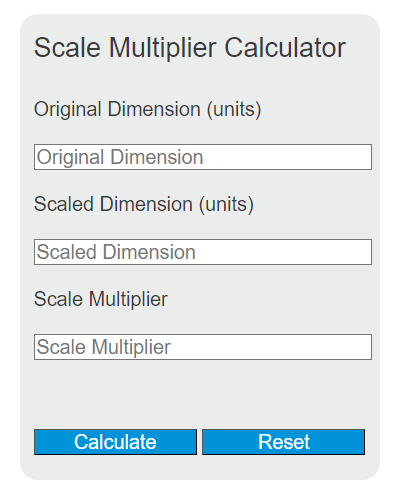 scale multiplier calculator