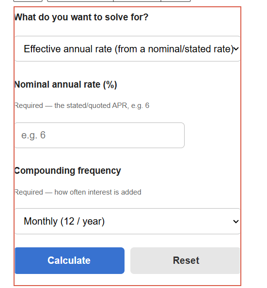 Ear Calculator
